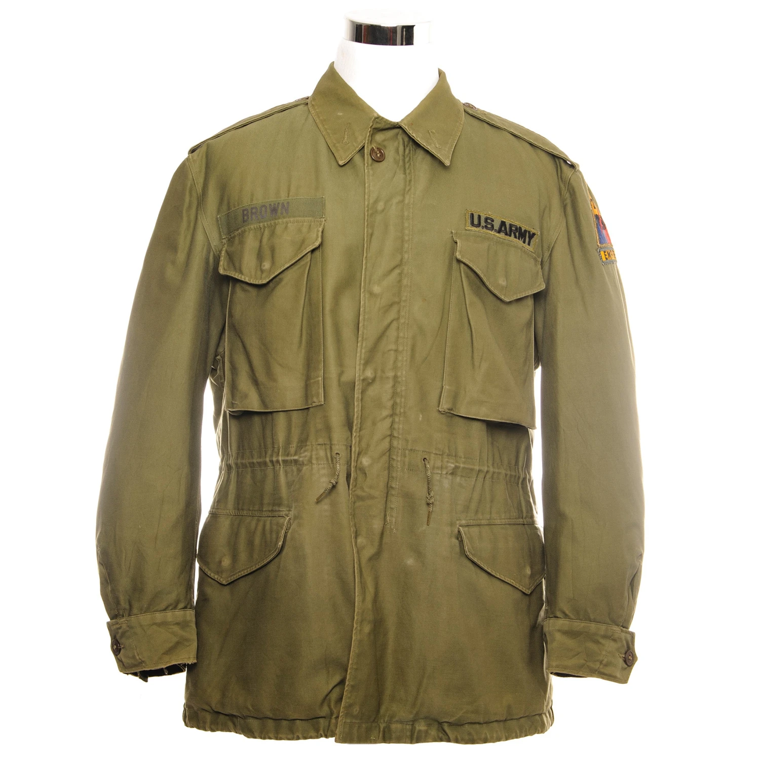 VINTAGE US ARMY M-1951 M51 FIELD JACKET 1960'S 27TH ARMORED DIVISION PATCH SIZE MEDIUM REGULAR(Us Army M 1965 M65 1960s Field Jacket Vietnam War 27th Armored Division) 1 VINTAGE US ARMY M-1951 M51 FIELD JACKET 1960'S 27TH ARMORED DIVISION PATCH SIZE MEDIUM REGULAR(Us Army M 1965 M65 1960s Field Jacket Vietnam War 27th Armored Division)