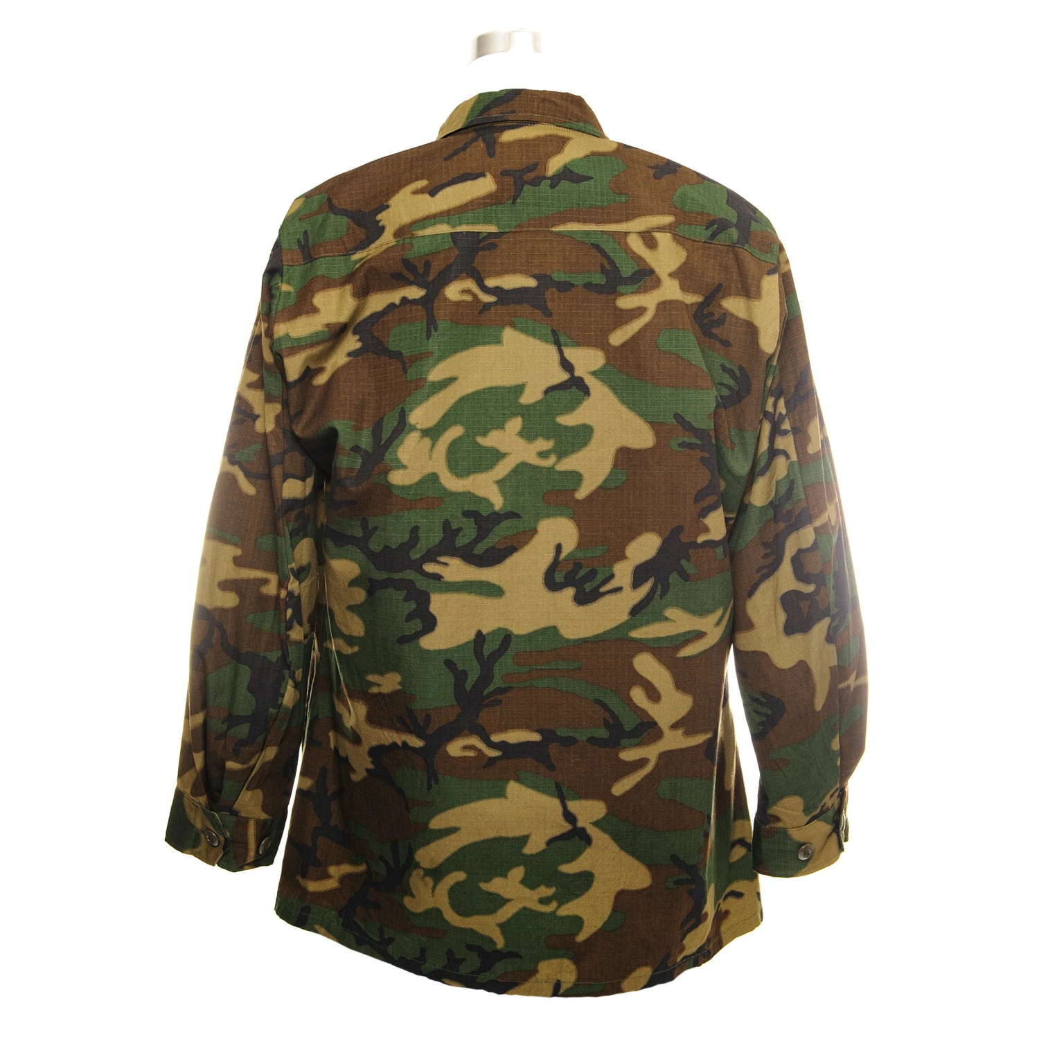 VINTAGE US ARMY TROPICAL COMBAT JACKET 5TH PATTERN ERDL 1977 SIZE LARGE REGULAR DEADSTOCK(Vietnam War Tropical Combat Camo Jacket Hot Weather 1977 Large Regular) 2 VINTAGE US ARMY TROPICAL COMBAT JACKET 5TH PATTERN ERDL 1977 SIZE LARGE REGULAR DEADSTOCK(Vietnam War Tropical Combat Camo Jacket Hot Weather 1977 Large Regular) - Image 2