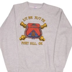VINTAGE US ARMY 1ST BN 31TH FA FORT STILL OK SWEATSHIRT 1990S XL MADE IN USA(Vintage Us Army 1st Bn 31th Fa Fort Still Ok Sweatshirt 1990s Xl Made In Usa)