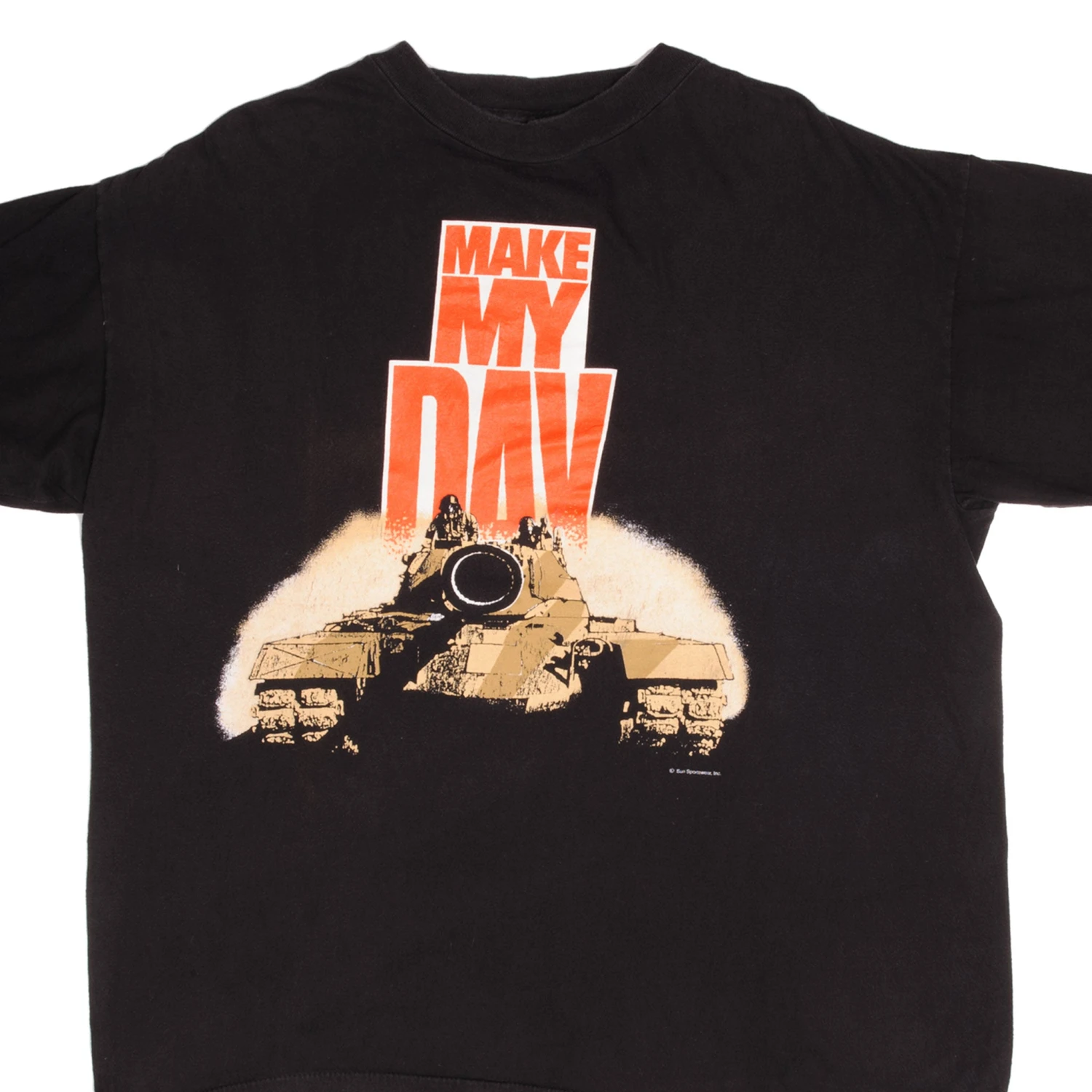 VINTAGE MAKE MY DAY TANK TEE SHIRT 1990S SIZE 2XL(Copy Of Vintage Usn Havintage Make My Day Tank Tee Shirt 1990s Size 2xl Waii Tee Shirt 1990s Size Xl Made In Usa) 1 VINTAGE MAKE MY DAY TANK TEE SHIRT 1990S SIZE 2XL(Copy Of Vintage Usn Havintage Make My Day Tank Tee Shirt 1990s Size 2xl Waii Tee Shirt 1990s Size Xl Made In Usa)