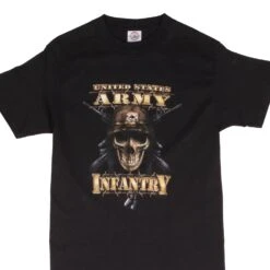 VINTAGE US ARMY INFANTRY 2000S TEE SHIRT SIZE SMALL NOS(Vintage Us Army Infantry 2000s Tee Shirt Size Small)
