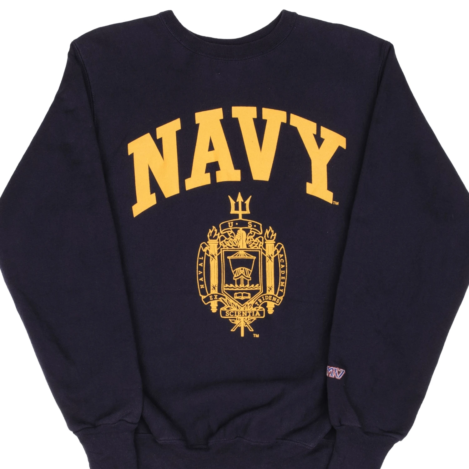 VINTAGE USN US NAVY REVERSE WEAVE BLUE SWEATSHIRT SIZE SMALL MADE IN USA(Vintage Usn Us Navy Reverse Weave Blue Sweatshirt Size Small Made In Usa) 1 VINTAGE USN US NAVY REVERSE WEAVE BLUE SWEATSHIRT SIZE SMALL MADE IN USA(Vintage Usn Us Navy Reverse Weave Blue Sweatshirt Size Small Made In Usa)