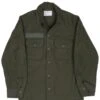 VINTAGE US ARMY OG 108 WOOL SHIRT PATCHED 1978 SIZE SMALL NOS(Vintage Us Army Og 108 Wool Shirt Patched 1978 Size Small Nos)