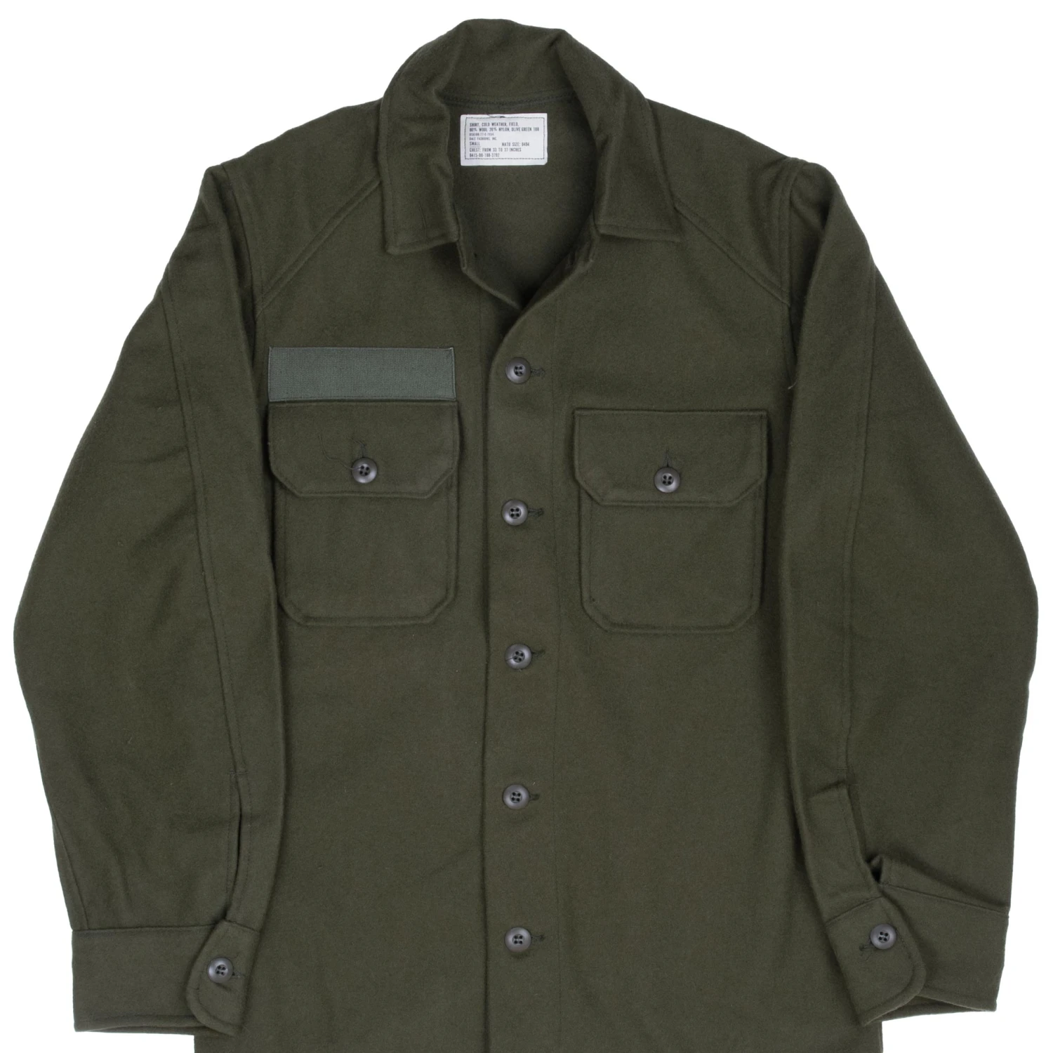 VINTAGE US ARMY OG 108 WOOL SHIRT PATCHED 1978 SIZE SMALL NOS(Vintage Us Army Og 108 Wool Shirt Patched 1978 Size Small Nos) 1 VINTAGE US ARMY OG 108 WOOL SHIRT PATCHED 1978 SIZE SMALL NOS(Vintage Us Army Og 108 Wool Shirt Patched 1978 Size Small Nos)