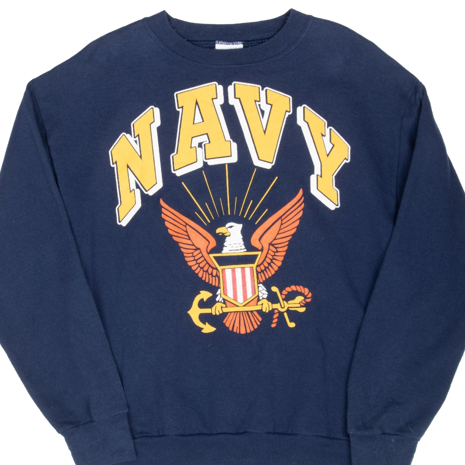 VINTAGE USN US NAVY BLUE SWEATSHIRT 1990S LARGE MADE IN USA(Vintage Usn Us Navy Blue Sweatshirt 1990s Large Made In Usa) 1 VINTAGE USN US NAVY BLUE SWEATSHIRT 1990S LARGE MADE IN USA(Vintage Usn Us Navy Blue Sweatshirt 1990s Large Made In Usa)