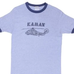VINTAGE US NAVY KAMAN HELICOPTER TEE SHIRT 1980S SIZE MEDIUM MADE IN USA(Vintage Us Navy Kaman Tee Shirt 1980s Size Medium Made In Usa)