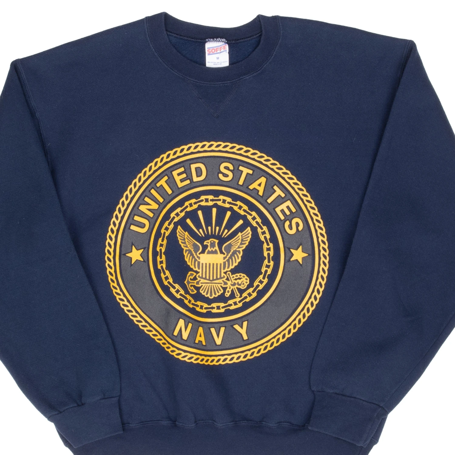 VINTAGE USN UNITED STATES NAVY BLUE SWEATSHIRT 2000S MEDIUM MADE IN USA(Vintage Usn United States Navy Blue Sweatshirt 2000s Medium Made In Usa 2) 1 VINTAGE USN UNITED STATES NAVY BLUE SWEATSHIRT 2000S MEDIUM MADE IN USA(Vintage Usn United States Navy Blue Sweatshirt 2000s Medium Made In Usa 2)