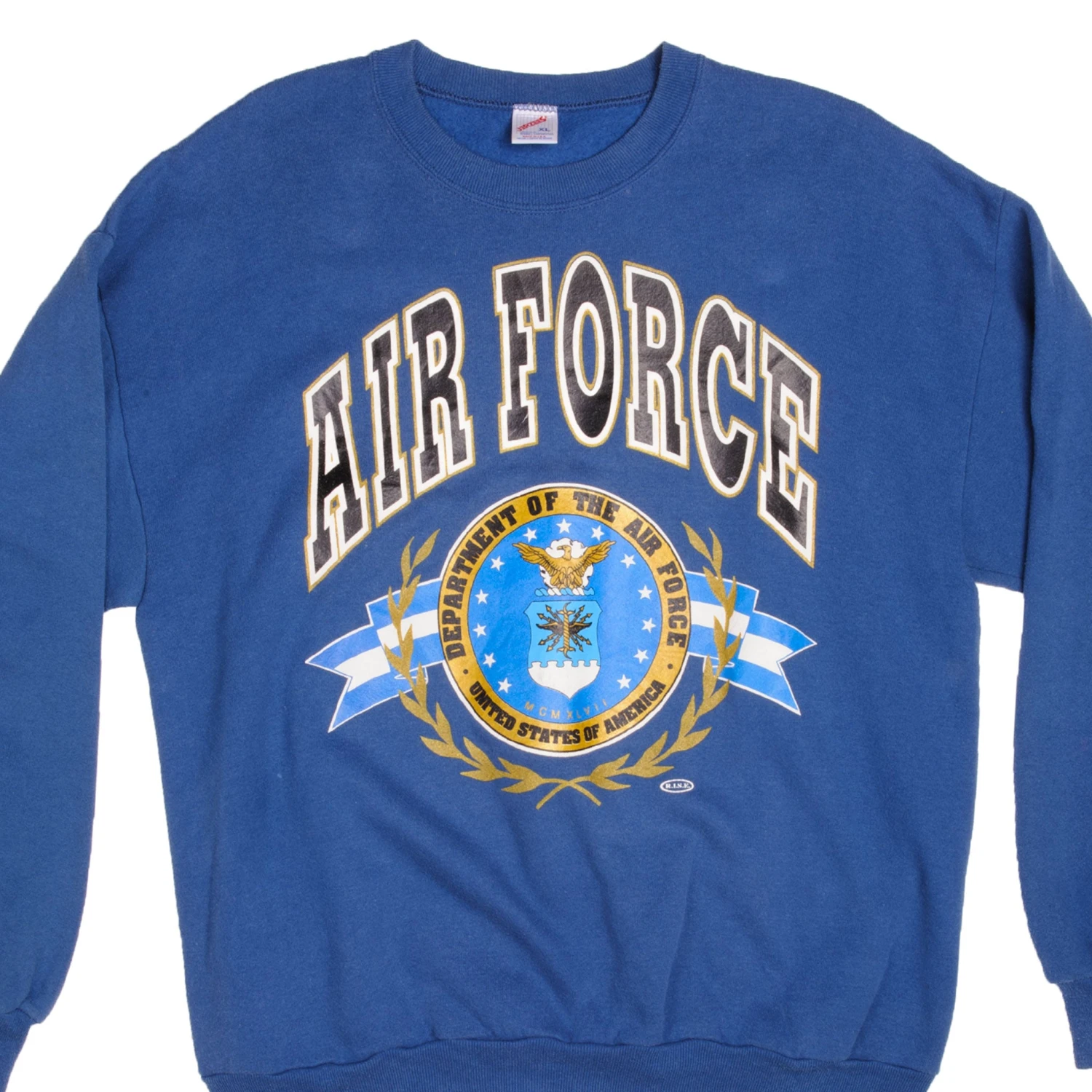 VINTAGE USAF US AIR FORCE SWEATSHIRT CREWNECK 1980S SIZE XL MADE IN USA(Copy Of Vintage Usn Us Navy Sweatshirt Crewneck 00s Size Large Made In Usa) 1 VINTAGE USAF US AIR FORCE SWEATSHIRT CREWNECK 1980S SIZE XL MADE IN USA(Copy Of Vintage Usn Us Navy Sweatshirt Crewneck 00s Size Large Made In Usa)