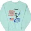 VINTAGE GULF WAR 1991 SWEATSHIRT MEDIUM MADE IN USA(Vintage Lets Put A Rocket In Hussein Pocket Sweatshirt Size Medium Made In Usa)