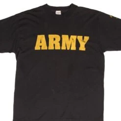 VINTAGE FIRST JUMP US ARMY SECOND COLLEGE TEE SHIRT 1990S LARGE MADE IN USA(Vintage First Jump Us Army Second College Tee Shirt 1990s Size Large Made In Usa)