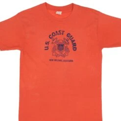 VINTAGE US COAST GUARD TEE SHIRT SIZE SMALL MADE IN USA 1980S(Vintage Us Coast Guard Tee Shirt Size Small Made In Usa 1980s)