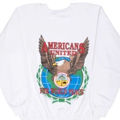 VINTAGE US ARMY DESERT STORM OPERATION SWEATSHIRT 1991 LARGE MADE IN USA(Vintage Us Army Desert Storm Operation Sweatshirt 1991 Large Made In Usa 2)