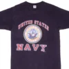VINTAGE USN NAVY TEE SHIRT 1988 SIZE LARGE MADE IN USA(Vintage Usn Navy Tee Shirt 1988 Size Large Made In Usa)