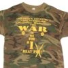 VINTAGE SHARPE'S INFANTRY WAR IN ON CAMO TEE SHIRT 1990S SIZE XL MADE IN USA(Vintage Sharpes Infantry War In On Camo Tee Shirt 1990s Size Xl Made In Usa)