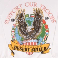 VINTAGE US ARMY OPERATION DESERT SHIELD SWEATSHIRT 1991 SIZE LARGE MADE IN USA(Vintage Us Army Operation Desert Shield Sweatshirt 1991 Size Large Made In Usa) -Rare Gear USA Shop 3 1cfb3369 f291 40b6 9eed 522a34789043