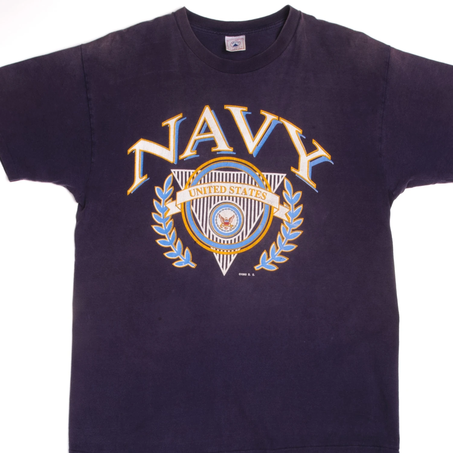VINTAGE US NAVY TEE SHIRT 1993 SIZE LARGE MADE IN USA(Copy Of Vintage Us Navy Tee Shirt Size Xl Made In Usa) 1 VINTAGE US NAVY TEE SHIRT 1993 SIZE LARGE MADE IN USA(Copy Of Vintage Us Navy Tee Shirt Size Xl Made In Usa)