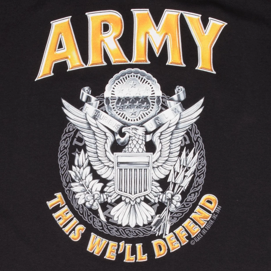 VINTAGE US ARMY THIS WE WILL DEFEND TEE SHIRT 2004 SIZE MEDIUM NOS(Vintage Us Army This We Will Defend Tee Shirt 2004 Size Medium) 5 VINTAGE US ARMY THIS WE WILL DEFEND TEE SHIRT 2004 SIZE MEDIUM NOS(Vintage Us Army This We Will Defend Tee Shirt 2004 Size Medium) - Image 5