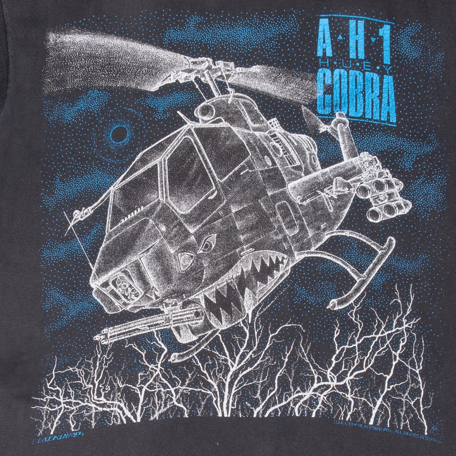 VINTAGE AH1 HUEY COBRA HELICOPTER TEE SHIRT 1990S MEDIUM MADE IN USA(Vintage Ah1 Huey Cobra Helicopter Tee Shirt 1990s Medium Made In Usa) 5 VINTAGE AH1 HUEY COBRA HELICOPTER TEE SHIRT 1990S MEDIUM MADE IN USA(Vintage Ah1 Huey Cobra Helicopter Tee Shirt 1990s Medium Made In Usa) - Image 5