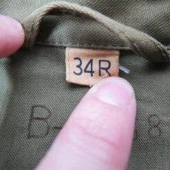 US ARMY M-1943 M43 FIELD JACKET 370-E ISSUE 1945 WW2 SIZE 34R(Us Army Ww2 1943 M 43 Field Jacket 34r) -Rare Gear USA Shop 41 tag