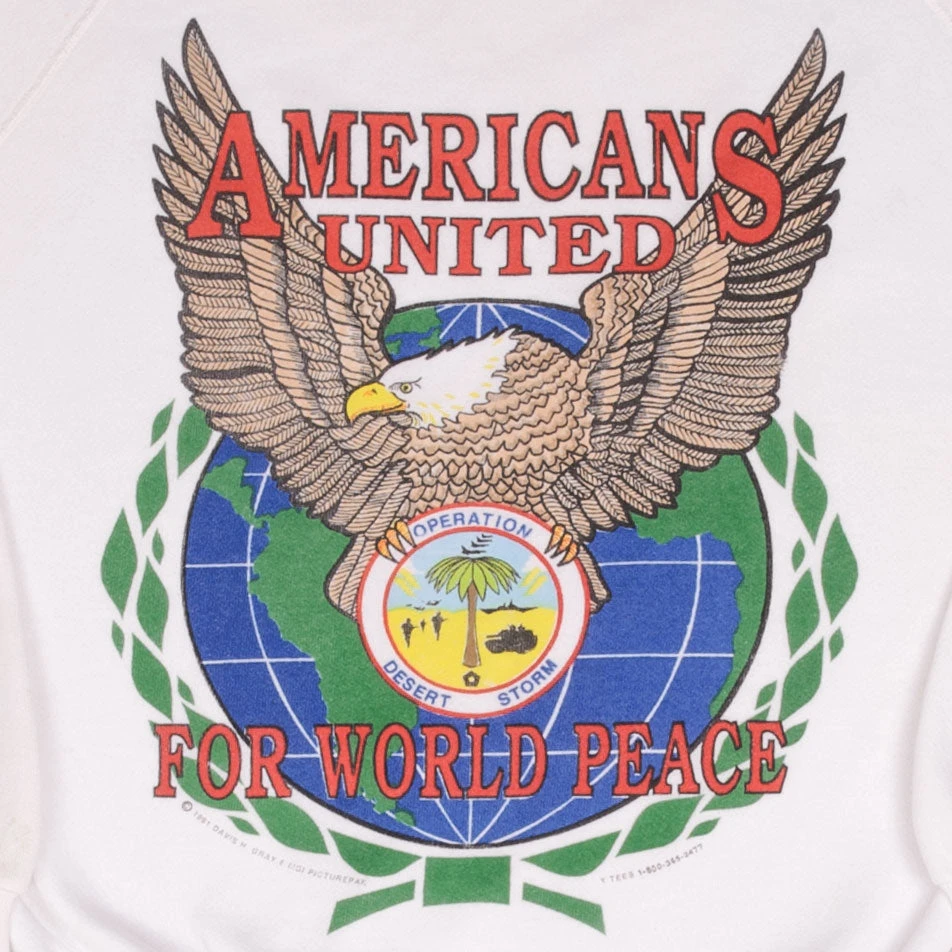 VINTAGE US ARMY DESERT STORM OPERATION SWEATSHIRT 1991 LARGE MADE IN USA(Vintage Us Army Desert Storm Operation Sweatshirt 1991 Large Made In Usa 1) 6 VINTAGE US ARMY DESERT STORM OPERATION SWEATSHIRT 1991 LARGE MADE IN USA(Vintage Us Army Desert Storm Operation Sweatshirt 1991 Large Made In Usa 1) - Image 6