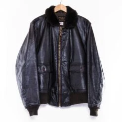 VINTAGE USN US NAVY FLIGHT LEATHER JACKET TYPE G-1 G1 SIZE 44 AVIREX GOATSKIN(Usn Us Navy Flight Leather Jacket Type G 1 G1 Size 44 Avirex Goatskin)