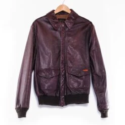 VINTAGE USAF US AIR FORCE FLIGHT LEATHER JACKET GOATSKIN TYPE A2 SIZE 44 L(Usaf Us Air Force Flight Leather Jacket Type A2 Size 44 Avirex Goatskin)