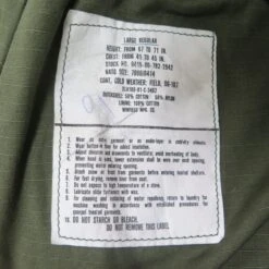 US ARMY M-1965 M65 FIELD JACKET 1981 SIZE LARGE REGULAR(Us Army 1981 M65 M 65 Field Jacket Short Small Gulf War Deadstock) -Rare Gear USA Shop 655 tag