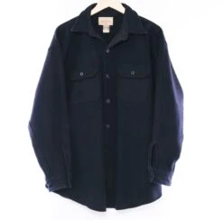 VINTAGE USN US NAVY CPOKAMP-IT FLANNEL SHIRT 1960'S(Usn Us Navy 1960s Kamp It Flannel Shirt)