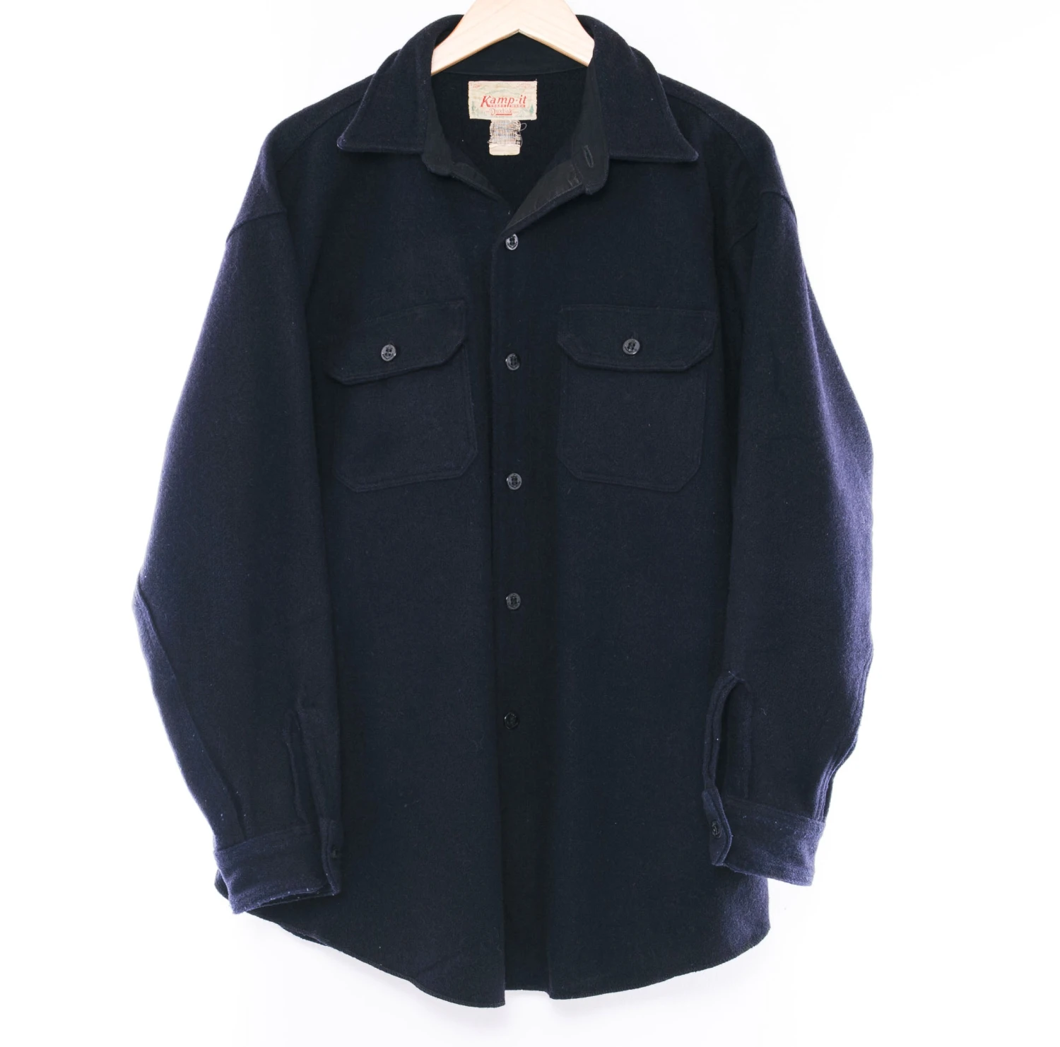 VINTAGE USN US NAVY CPOKAMP-IT FLANNEL SHIRT 1960'S(Usn Us Navy 1960s Kamp It Flannel Shirt) 1 VINTAGE USN US NAVY CPOKAMP-IT FLANNEL SHIRT 1960'S(Usn Us Navy 1960s Kamp It Flannel Shirt)