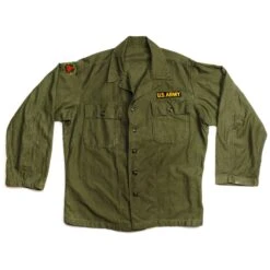 VINTAGE US ARMY UTILITY JACKET 1952 XIII CORPS PATCH SIZE MEDIUM(Us Army Utility Jacket 1952 Xiii Corps Patch Size Medium)