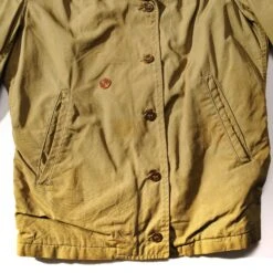 FIELD JACKET M-1941 M41 1940'S SIZE SMALL WITH PATCHES(Nra Jacket Young Size With Nra Patchs) -Rare Gear USA Shop ARMYS0029STAINFRONT