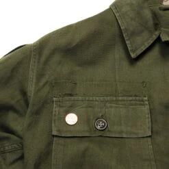 US ARMY UTILITY SHIRT P-58 P58 60'S VIETNAM WAR 1ST CAV DIV FORSCOM SPECIALIST E4 PATCHED SIZE MEDIUM(Us Army Vietnam Shirt Utility Sateen 60s 1st Cav) -Rare Gear USA Shop ARMYS0038TEAR