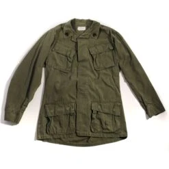 US ARMY TROPICAL COMBAT JACKET 5TH PATTERN 1970 VIETNAM WAR SERGEANT PATCH SIZE SMALL LONG(Vietnam Tropical Combat Jacket Ripstop 1970 Small Long)