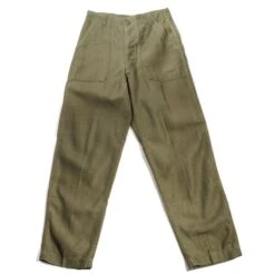 US ARMY UTILITY OG-107 SATEEN TROUSERS PANTS 1973 VIETNAM WAR SIZE W29 L29(Us Army Vietnam Field Pants Trousers 1973 W30 L31)