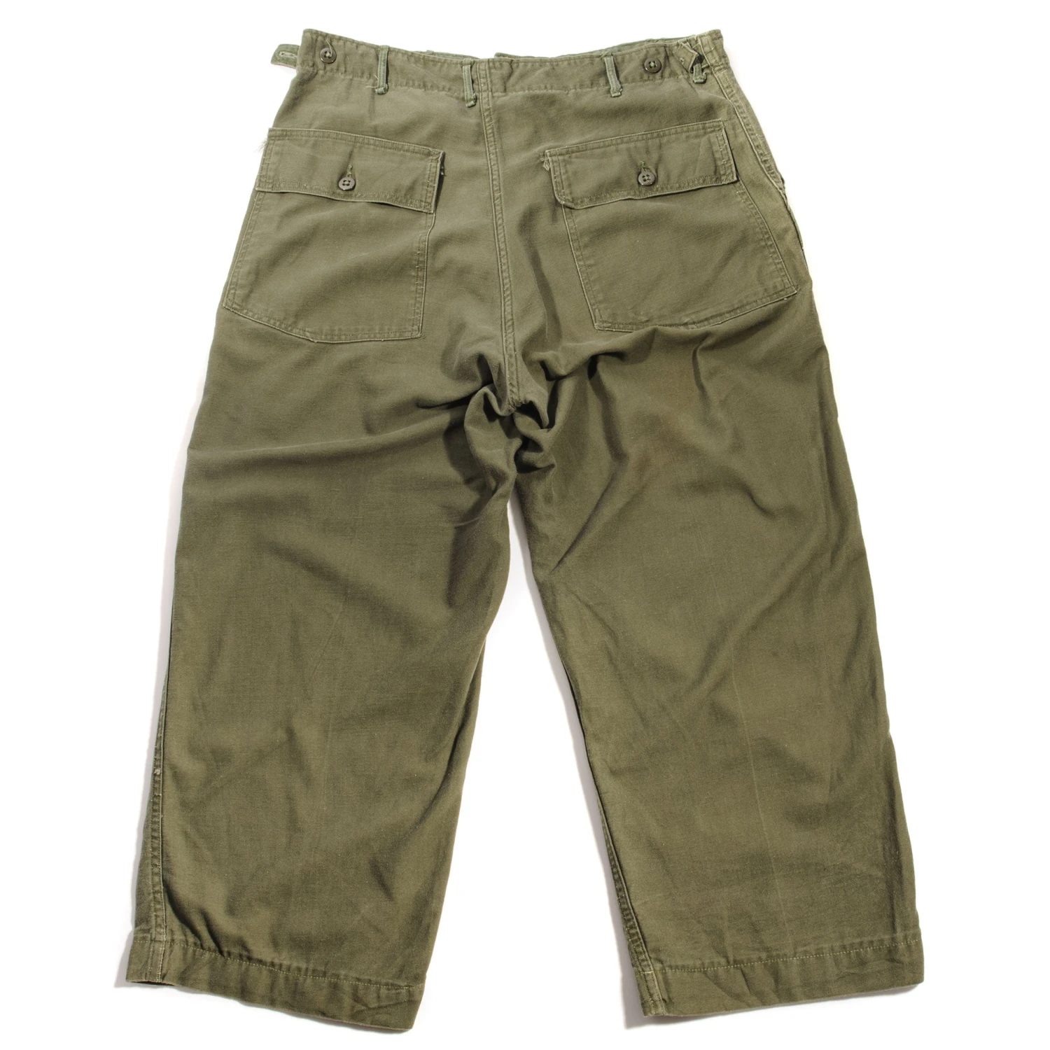 US ARMY UTILITY OG-107 SATEEN TROUSERS PANTS 1963 VIETNAM WAR SIZE W36 L25 LARGE(Us Army Vietnam Field Pants Trousers Type 1 Class 1 1963 W36 L25 Large) 2 US ARMY UTILITY OG-107 SATEEN TROUSERS PANTS 1963 VIETNAM WAR SIZE W36 L25 LARGE(Us Army Vietnam Field Pants Trousers Type 1 Class 1 1963 W36 L25 Large) - Image 2