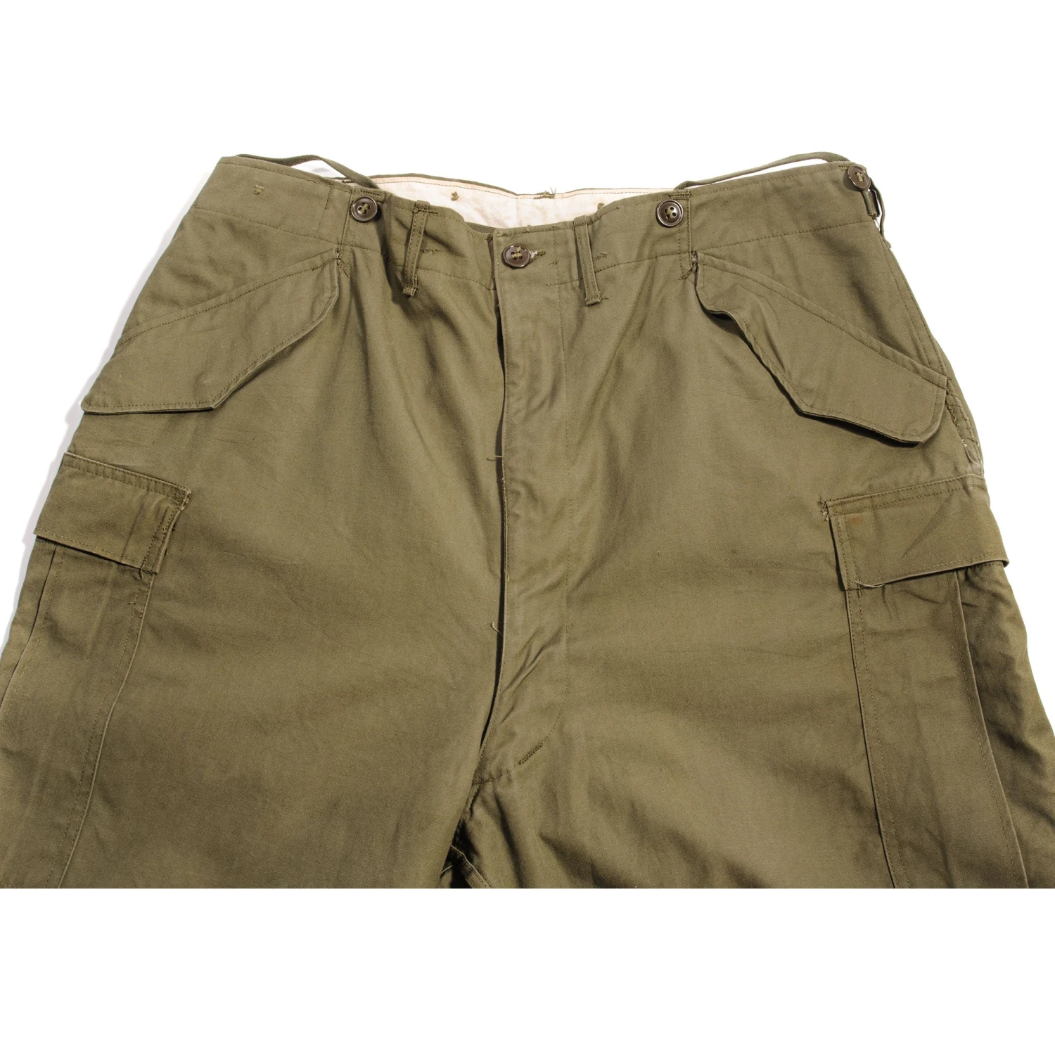 US ARMY FIELD TROUSERS PANTS M-1951 M51 1950'S KOREAN WAR SIZE 38X33 LARGE LONG(Korean War Field Trousers Pants Long Large M 51 1950s 38x33) 6 US ARMY FIELD TROUSERS PANTS M-1951 M51 1950'S KOREAN WAR SIZE 38X33 LARGE LONG(Korean War Field Trousers Pants Long Large M 51 1950s 38x33) - Image 6