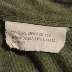VINTAGE US ARMY UTILITY OG-107 SATEEN TROUSERS PANTS 1960'S VIETNAM WAR SIZE 28X28(Us Army Utility Trousers Pants 1960s Size 30x31) -Rare Gear USA Shop ARMYS0131TAG02