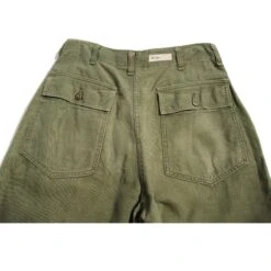 VINTAGE US ARMY UTILITY OG-107 SATEEN TROUSERS PANTS 1960'S VIETNAM WAR SIZE 28X28(Us Army Utility Trousers Pants 1960s Size 30x31) -Rare Gear USA Shop ARMYS0131TOPBACK