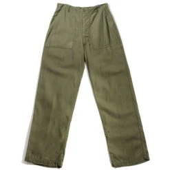 VINTAGE US ARMY UTILITY OG-107 SATEEN TROUSERS PANTS 1970'S SIZE 30X30(Us Army Utility Trousers Pants 1970s Size 30x30)