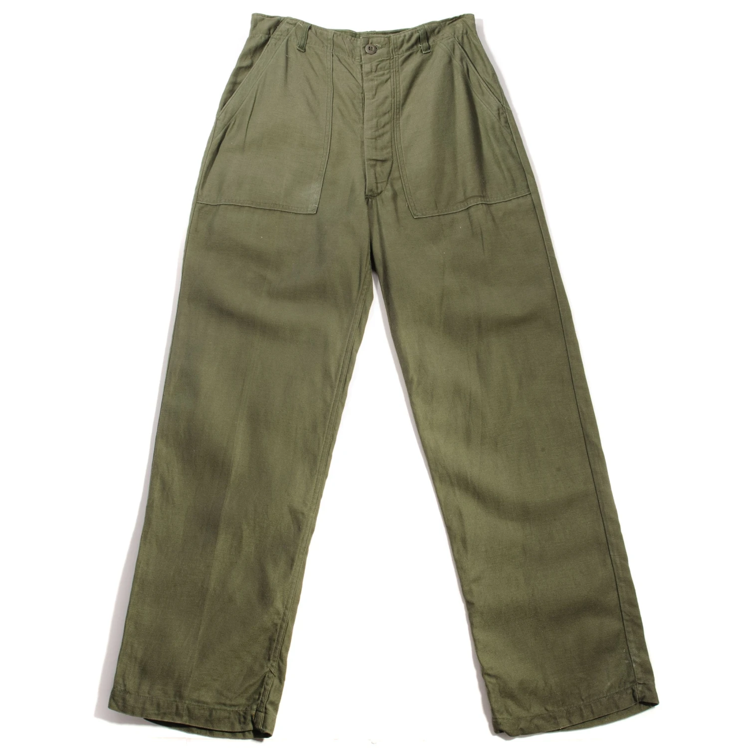 VINTAGE US ARMY UTILITY OG-107 SATEEN TROUSERS PANTS 1970'S SIZE 30X30(Us Army Utility Trousers Pants 1970s Size 30x30) 1 VINTAGE US ARMY UTILITY OG-107 SATEEN TROUSERS PANTS 1970'S SIZE 30X30(Us Army Utility Trousers Pants 1970s Size 30x30)