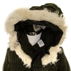 US ARMY FISHTAIL PARKA COMPLETE 1988 LARGE W LINER DEADSTOCK(Us Army 1988 Gulf War Fishtail Parka Fur Large W Liner Deadstock) -Rare Gear USA Shop ARMYS0214HOOD