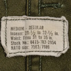 US ARMY FIELD TROUSERS PANTS M-1965 M65 1972 VIETNAM WAR SIZE 34X28(Vietnam War 1972 Field Trousers 1970s Cotton 34x28) 14 US ARMY FIELD TROUSERS PANTS M-1965 M65 1972 VIETNAM WAR SIZE 34X28(Vietnam War 1972 Field Trousers 1970s Cotton 34x28) -Rare Gear USA Shop ARMYS0217TAG02
