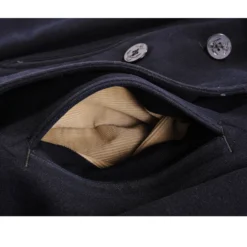 VINTAGE USN US NAVY PEACOAT NAVAL CLOTHING FACTORY STENCILED WW2 SIZE SMALL(Usn Us Ww2 Navy Peacoat Naval Clothing Factory Stenciled) -Rare Gear USA Shop ARMYS0231INSIDEPOCKET02