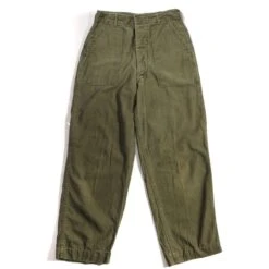 VINTAGE US ARMY UTILITY OG-107 SATEEN TROUSERS PANTS 1976 SIZE 29X26(Vietnam War Field Trousers Pants Utility Sateen 1976 Cotton 29x26)
