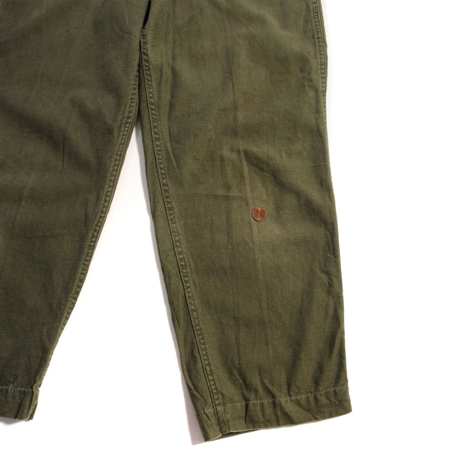 VINTAGE US ARMY UTILITY OG-107 SATEEN TROUSERS PANTS 1976 SIZE 29X26(Vietnam War Field Trousers Pants Utility Sateen 1976 Cotton 29x26) 9 VINTAGE US ARMY UTILITY OG-107 SATEEN TROUSERS PANTS 1976 SIZE 29X26(Vietnam War Field Trousers Pants Utility Sateen 1976 Cotton 29x26) - Image 9