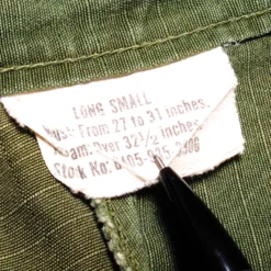VINTAGE US ARMY FIELD TROUSERS PANTS RIP STOP POPLIN 1969 VIETNAM WAR SIZE 30X32 SMALL LONG(Vietnam War Field Trousers Pants Rip Stop Polin Class 1 1969 Cotton 30x32 Small Long 2) -Rare Gear USA Shop ARMYS0253B