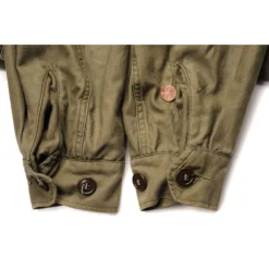 VINTAGE US ARMY M-1943 M43 FIELD JACKET 370D WITH HOOD 1944 WW2 SIZE SMALL(Us Army M 1943 M43 Field Jacket 1940s Ww2) -Rare Gear USA Shop ARMYS0256BUTTONS