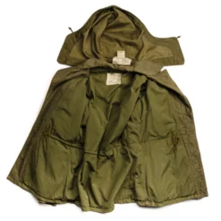 VINTAGE US ARMY M-1943 M43 FIELD JACKET 370D WITH HOOD 1944 WW2 SIZE SMALL(Us Army M 1943 M43 Field Jacket 1940s Ww2) -Rare Gear USA Shop ARMYS0256INSIDE