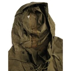 VINTAGE US ARMY PULLOVER WET WEATHER PARKA 1966 VIETNAM WAR SIZE SMALL(Us Army Parka Wet Weather 1966 Vietnam War Size Small) -Rare Gear USA Shop ARMYS0258HOOD