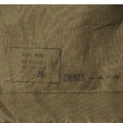 VINTAGE US ARMY PULLOVER WET WEATHER PARKA 1966 VIETNAM WAR SIZE SMALL(Us Army Parka Wet Weather 1966 Vietnam War Size Small) -Rare Gear USA Shop ARMYS0258TAG